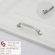 Zinc Kitchen Cabinet Handles Bar Drawer Handle Pull silver color hole to hole 96MM – view 2