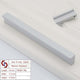 Zinc Kitchen Cabinet Handles Drawer Bar Handle Pull Silver 128mm – view 2