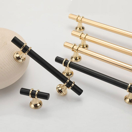 Luxury Design Kitchen Cabinet Handles Drawer Bar Handle Pull Black 128mm - Auzzistore