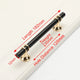 Luxury Design Kitchen Cabinet Handles Drawer Bar Handle Pull Black 128mm – view 3