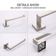 Square Hand Towel Holder Ring Wall Mounted Modern Towel Bar Bathroom Kitchen – view 4