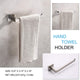 Square Hand Towel Holder Ring Wall Mounted Modern Towel Bar Bathroom Kitchen – view 6