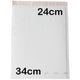 10 Piece Pack - 340x240mm LARGE Bubble Padded Envelope Bag Post Courier Mailing Shipping Mail Self Seal – view 4