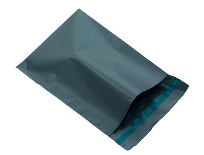 25 Pack - 600x450 mm LARGE GREY PLASTIC MAILING SATCHEL COURIER BAG POLY POSTAGE POST SELF SEAL