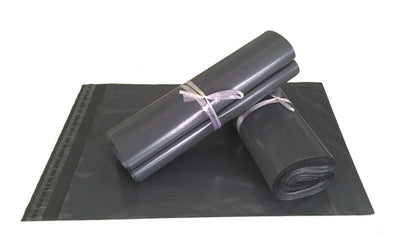 25 Pack - 600x450 mm LARGE GREY PLASTIC MAILING SATCHEL COURIER BAG POLY POSTAGE POST SELF SEAL