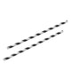 50 Pack Black White Drinking Straws Biodegradable Eco Paper Birthday Party Event Bistro Bar Cafe Take Away – view 3