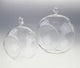 4 x Hanging Clear Glass Ball Tealight Candle Holder  - 10cm Diameter / High - Wedding Globe Decoration Terrarium Succulent Plant Mini Garden Holder Decor Craft Gift – view 6