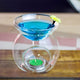 Perfume Scented Essential Oil Tealight Candle Burner Glass Lamp for Aromatherapy Spa Room Relax 14cm High – view 2