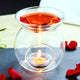 Perfume Scented Essential Oil Tealight Candle Burner Glass Lamp for Aromatherapy Spa Room Relax 14cm High – view 3