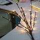 LED Light Bunch Stem - Warm White BATTERY fairy lights - 50cm high 20 bulbs/petals – view 2