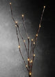 LED Light Bunch Stem - Warm White BATTERY fairy lights - 50cm high 20 bulbs/petals – view 6