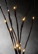 LED Light Bunch Stem - Warm White BATTERY fairy lights - 50cm high 20 bulbs/petals – view 7