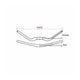 Satori EVO 35 Large - 355mm Rise Handlebar - Black MTB Trekking Universal 780mm Long – view 5