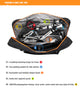 SPORTACE Bike Plane Bag Portable Soft Shell Travel Case Mountain Hybrid BMX Road Bike - 120CM X 75CM BK11- Black – view 6