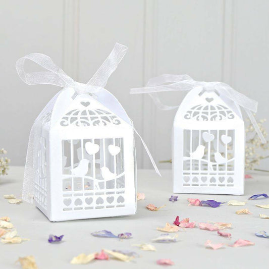 White Dove Wedding Favor Boxes – 10 Pack – view 2