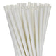 50 Pack White Drinking Straws Biodegradable Eco Paper Birthday Party Event Bistro Bar Cafe Take Away – view 4