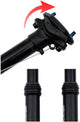 ZOOM SPD-801 Dropper Seatpost Adjustable Height via Thumb Remote Lever - External Cable 31.6 Diameter 100mm Travel – view 5