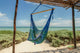 Mayan Legacy Extra Large Outdoor Cotton Mexican Hammock Chair in Caribe Colour – view 3
