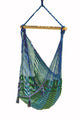 Mayan Legacy Extra Large Outdoor Cotton Mexican Hammock Chair in Caribe Colour – view 7
