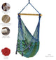 Mayan Legacy Extra Large Outdoor Cotton Mexican Hammock Chair in Caribe Colour – view 10