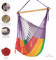 Mayan Legacy Extra Large Outdoor Cotton Mexican Hammock Chair in Rainbow Colour – view 6
