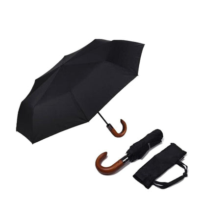 WOODEN HANDLE UMBRELLA | Auzzi Store