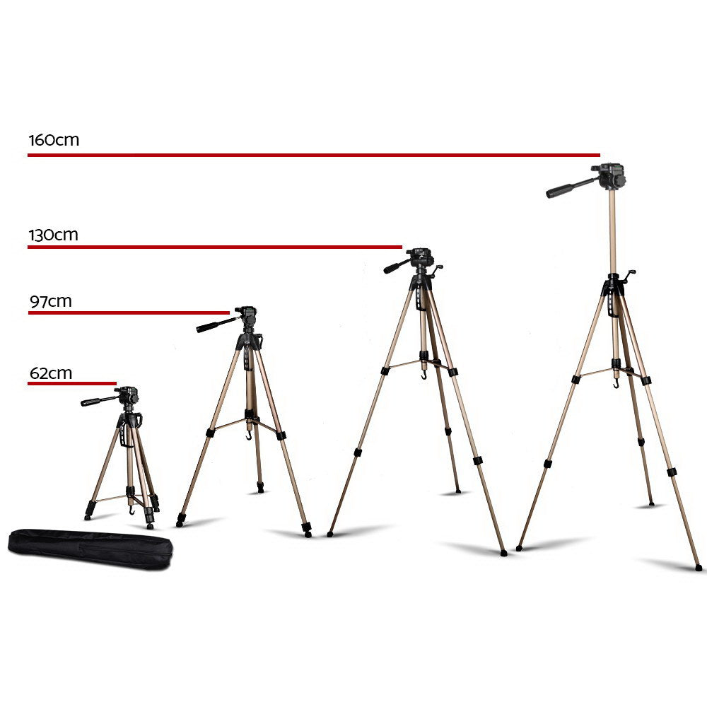 Weifeng 160cm Dual Bubble Level Camera Tripod | Auzzi Store