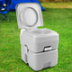 Weisshorn 20L Portable Outdoor Camping Toilet - Grey | Auzzi Store