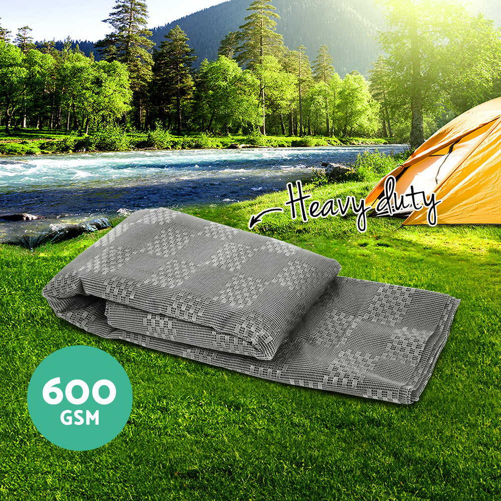 Weisshorn 6M X 2.5M Annex Matting 600 GSM Floor Mats Mesh Caravan Parks Camping | Auzzi Store