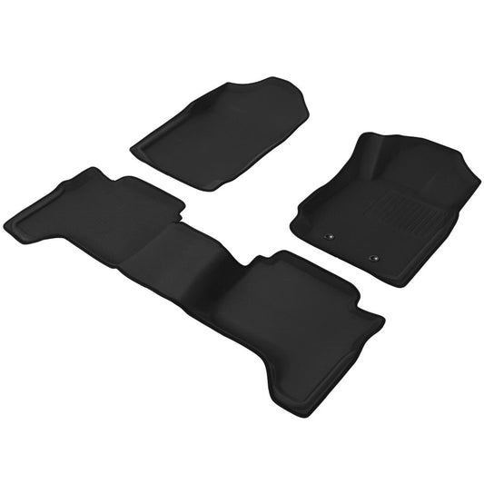 Weisshorn Mazda BT50 Car Floor Mats Dual Crew Cab 2012 - 2018 3D Rubber BT-50 | Auzzi Store
