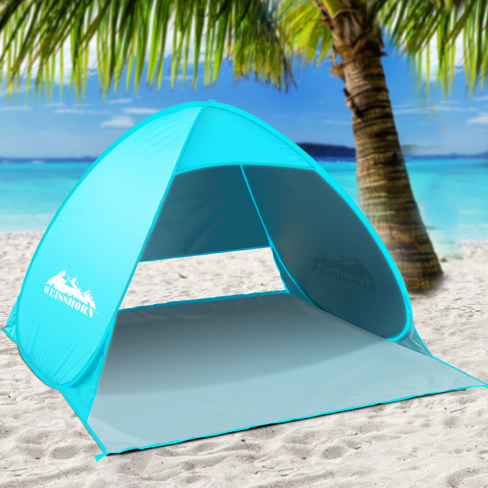 Weisshorn Pop Up Beach Tent Camping Hiking 3 Person Sun Shade Fishing Shelter | Auzzi Store