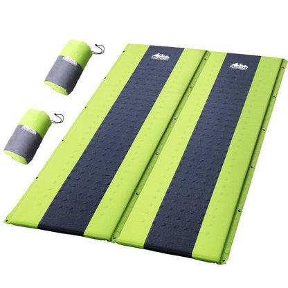 Weisshorn Self Inflating Mattress Camping Sleeping Mat Air Bed Pad Double Green | Auzzi Store