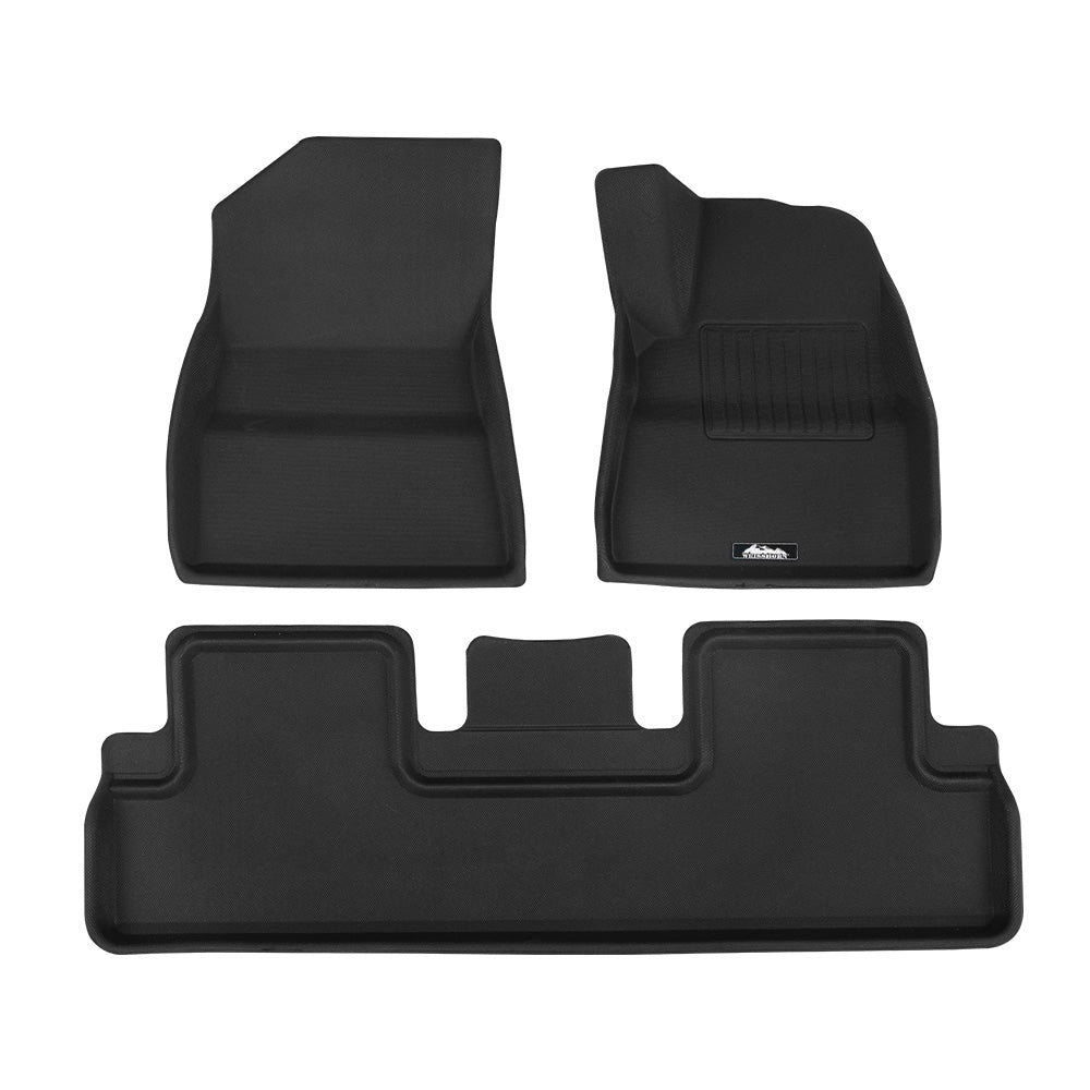 Weisshorn Tesla Model 3 Car Rubber Floor Mats Front & Rear 2021-2022 | Auzzi Store