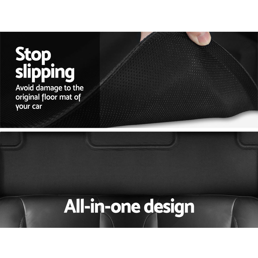 Weisshorn Tesla Model 3 Car Rubber Floor Mats Front & Rear 2021-2022 | Auzzi Store
