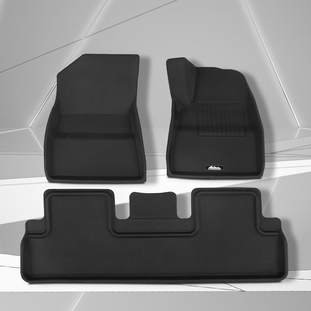 Weisshorn Tesla Model 3 Car Rubber Floor Mats Front & Rear 2021-2022 | Auzzi Store