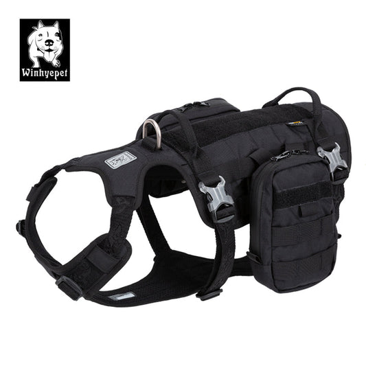 Whinhyepet Military Harness Black – view 2