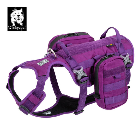 Whinhyepet Military Harness Purple – view 2