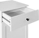 White Bathroom Cabinet with Laundry Basket and Drawer | Auzzi Store