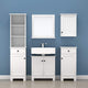 White Wall Cabinet with Door 40x52cm | Auzzi Store
