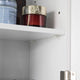 White Wall Cabinet with Door 40x52cm | Auzzi Store