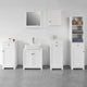 White Wall Cabinet with Door 40x52cm | Auzzi Store