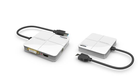 Winstars USB 3.0 Dual Head Display with Gigabit Ethernet Adapter (WS-UG39DH1) | Auzzi Store