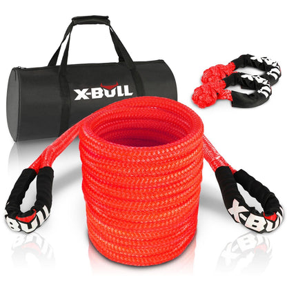 X-BULL Kinetic Rope 25mm x 9m Snatch Strap Recovery Kit Dyneema Tow Winch | Auzzi Store