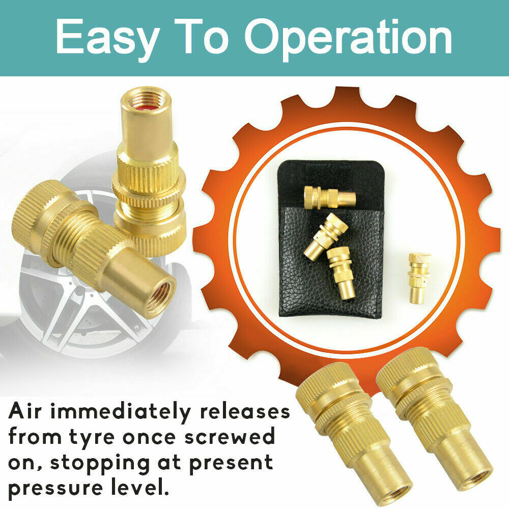 X-BULL Tyre Deflators Brass Air Deflator 0-60 PSI Tire Valve Core Tool Automatic | Auzzi Store