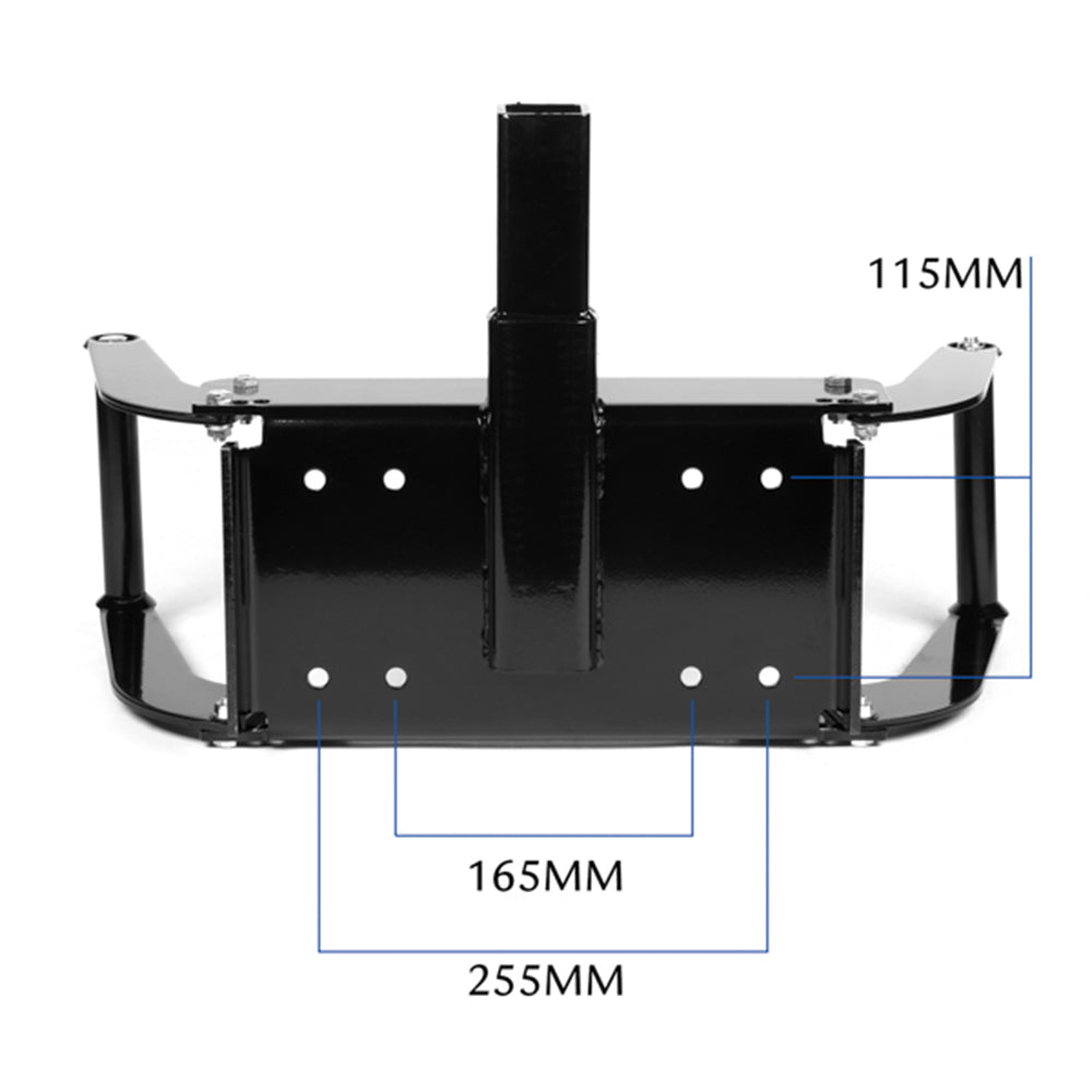 X-BULL Winch Cradle Mounting Plate Bracket Foldable Steel Bar Truck Trailer 4WD Universal For 9000 10000 12000 13000 14500LBS winch | Auzzi Store