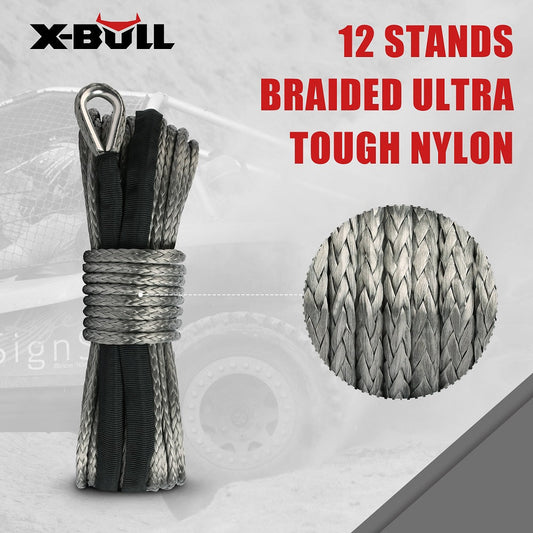 X-BULL Winch Rope 5.5mm x 13m Dyneema Synthetic Rope Tow Recovery Offroad 4wd4x4 | Auzzi Store