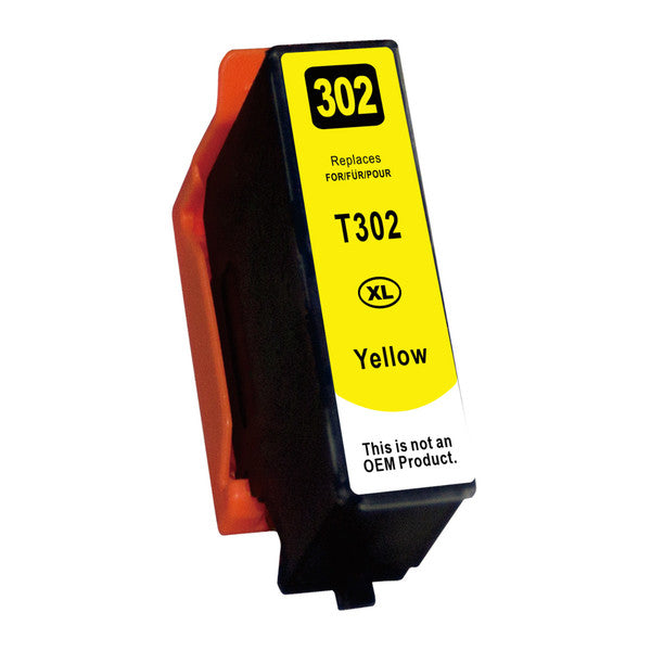 Yellow Compatible Inkjet Cartridge Replacement for 302XL Yellow | Auzzi Store